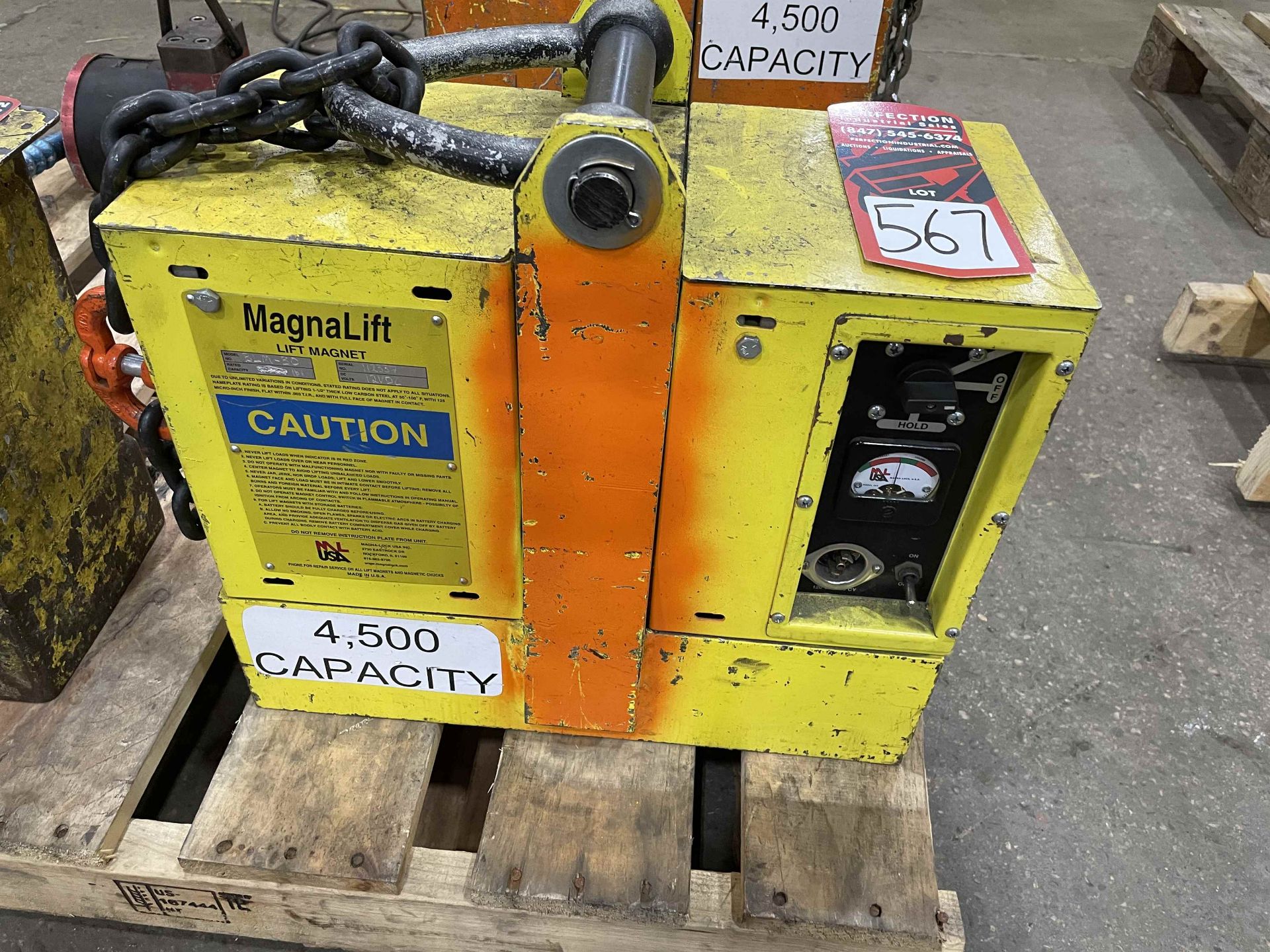 MAGNALIFT 4,500 LB Electric Lifting Magnet