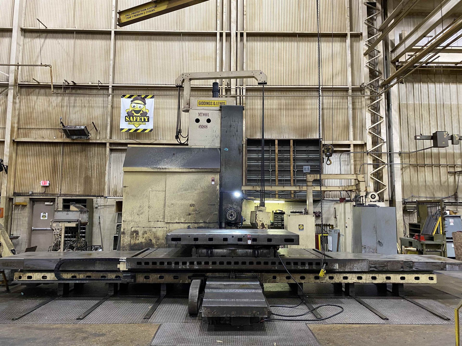 6" GIDDINGS & LEWIS G60TX CNC Table Type Horizontal Boring Mill, s/n 450-78-80, w/ G&L 800M CNC - Image 2 of 8