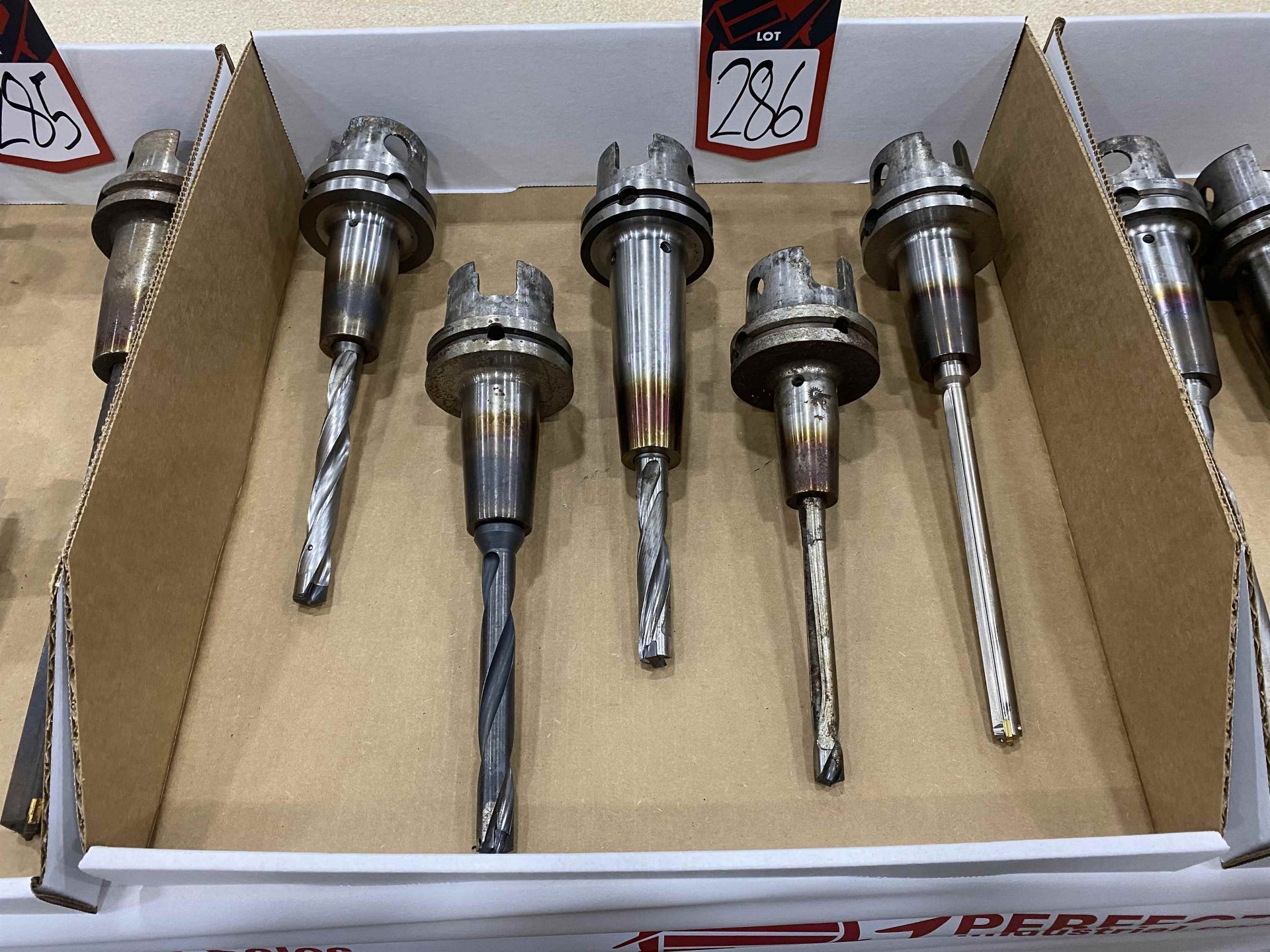 Lot of (5) KM 80 Tool Holders