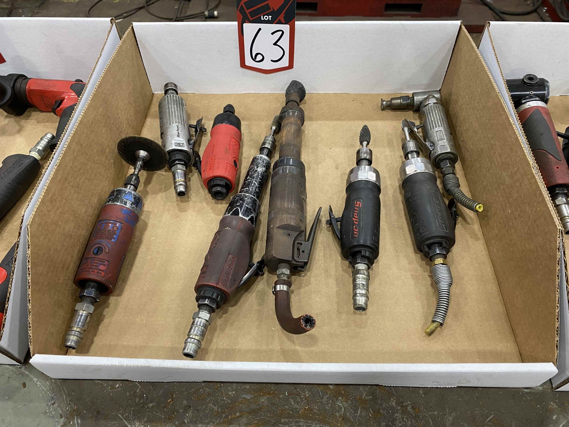 Lot of Assorted Pneumatic Die Grinders