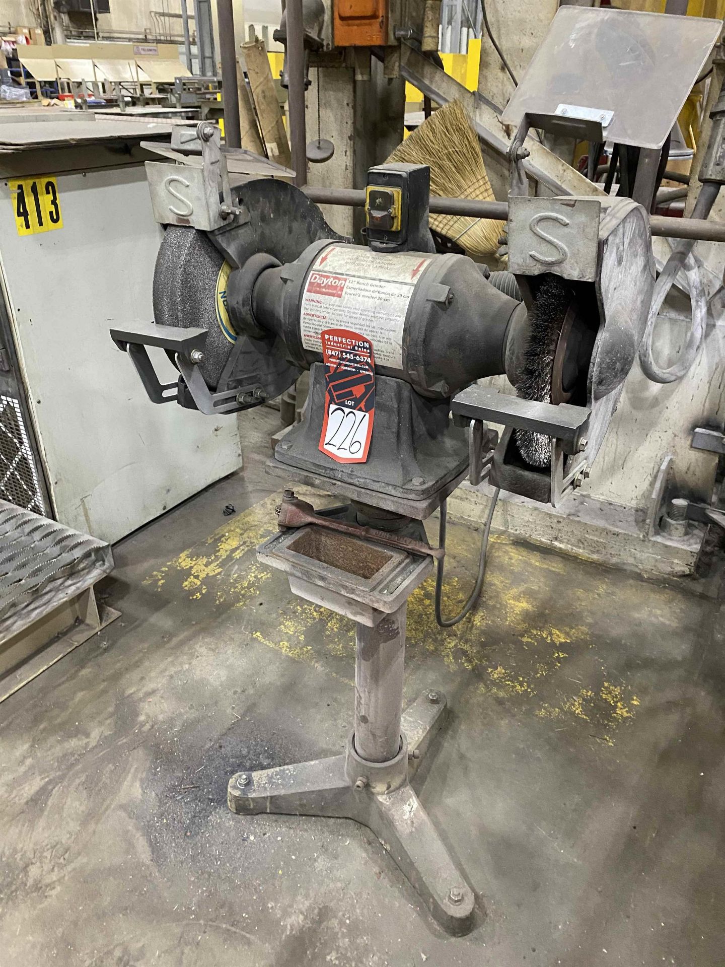 DAYTON 1FYX2 12" Bench Grinder