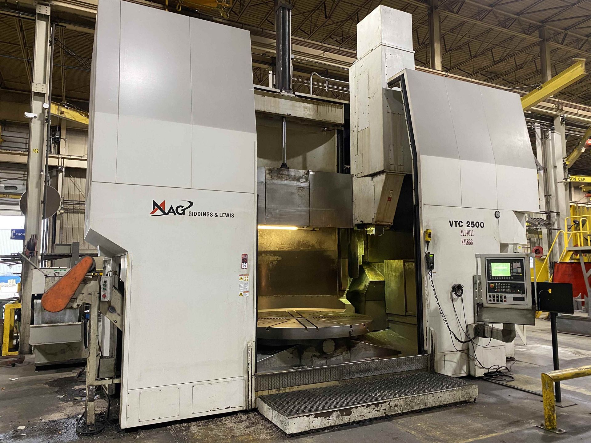 2007 GIDDINGS & LEWIS MAG VTC-2500 CNC Vertical Turning/Milling Center, s/n 525-0025, w/ SIEMENS