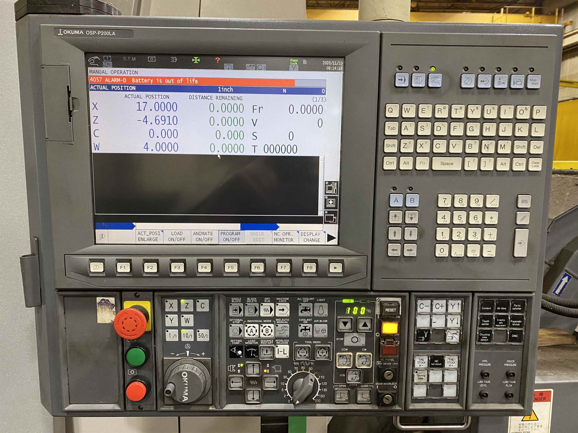 2011 OKUMA SPACETURN LB4000-EX-BBMY CNC Turning Center, s/n 158573, w/ OSP-P200LA CNC Control, 26. - Image 7 of 8