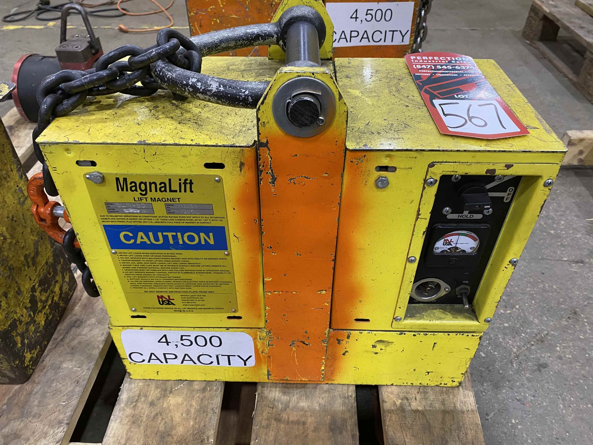 MAGNALIFT 4,500 LB Electric Lifting Magnet - Image 2 of 3