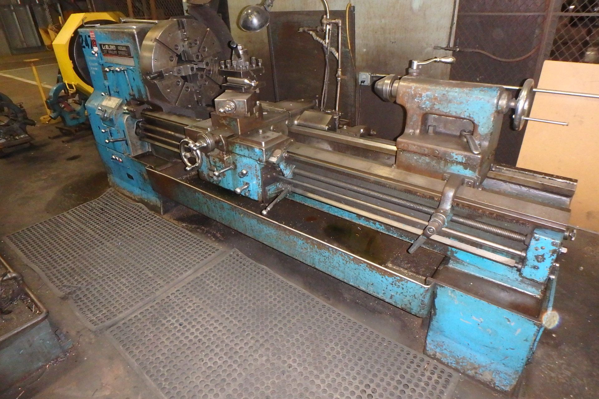 LEBLOND REGAL 28" x 60" Hollow Spindle Lathe, s/n 2H599, w/ 9" Spindle Hole, 24" 4-Jaw Chuck, 9-