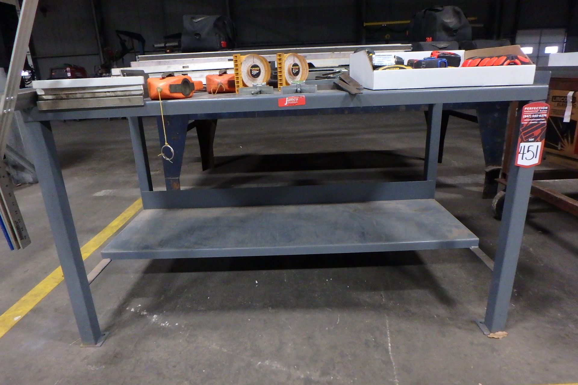 (4) Assorted Metal Work Benches, (Contents Not Included) - Image 3 of 3
