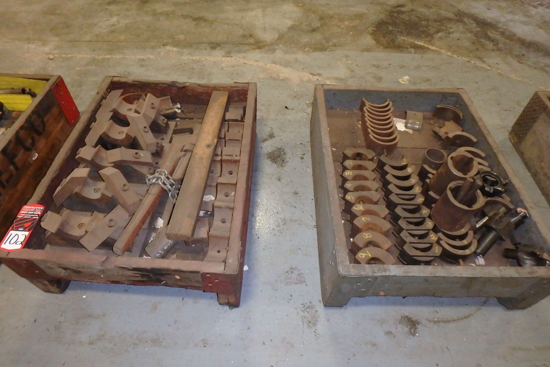 Lot Comprising (8) Pallets of KEARNEY & TRECKER Spare Parts; (1) Work Bench w/ KEARNEY & TRECKER - Image 3 of 4