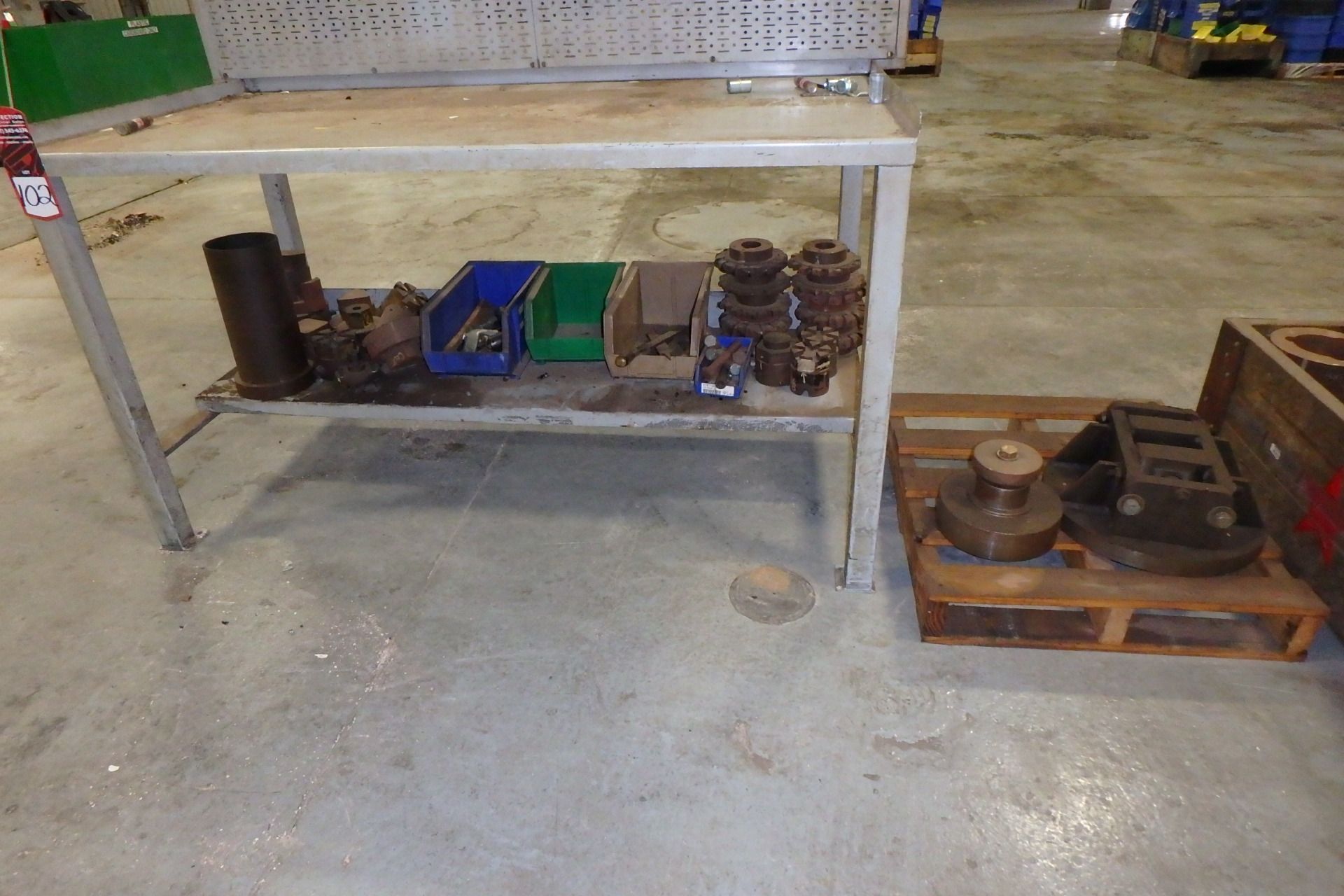 Lot Comprising (8) Pallets of KEARNEY & TRECKER Spare Parts; (1) Work Bench w/ KEARNEY & TRECKER