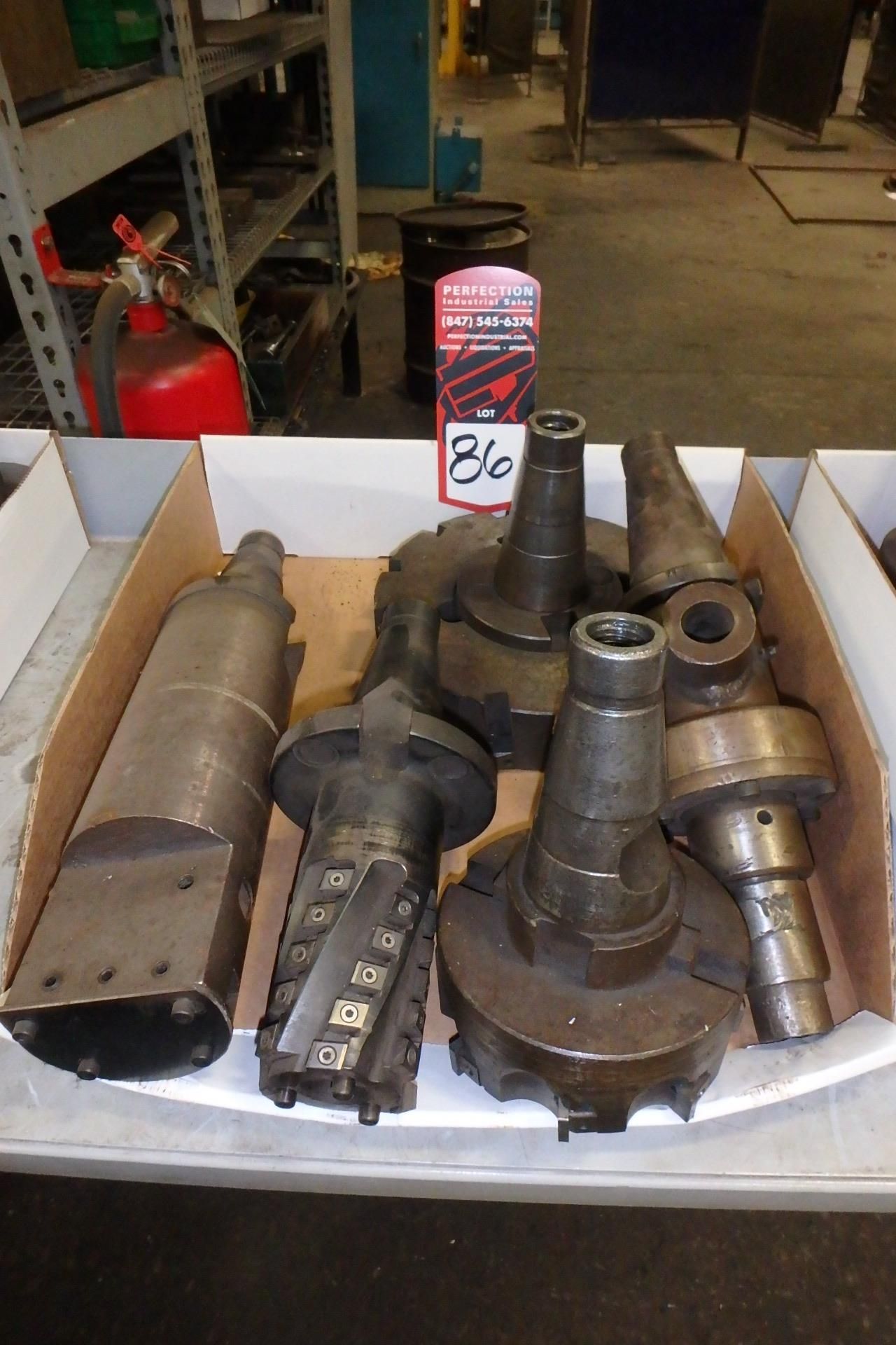 Lot Comprising (5) BT 50 Tool Holders