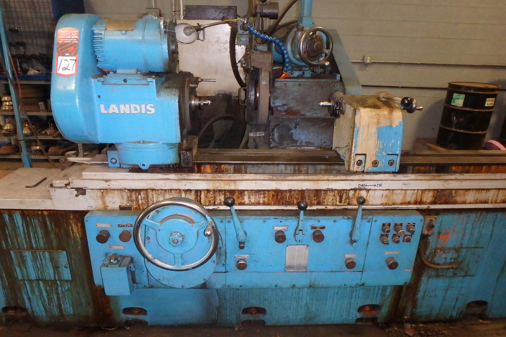 LANDIS Type 3RH 18" x 96" Universal Cylindrical Grinder, s/n 867-5 - Image 3 of 5