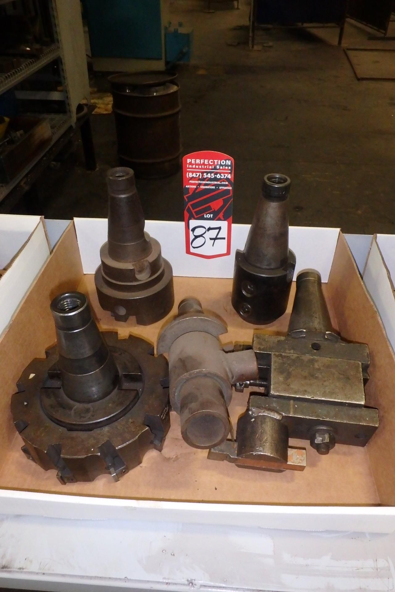 Lot Comprising (5) BT 50 Tool Holders