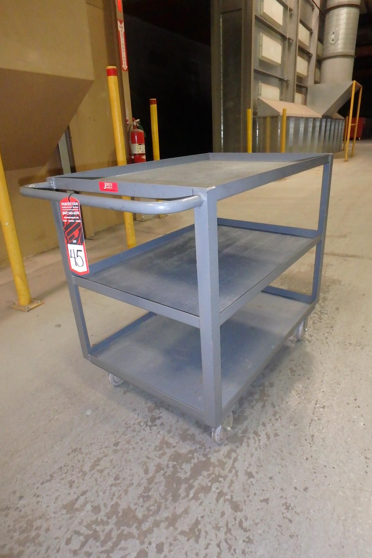 JAMCO Metal 3-Tier Material Handling Cart