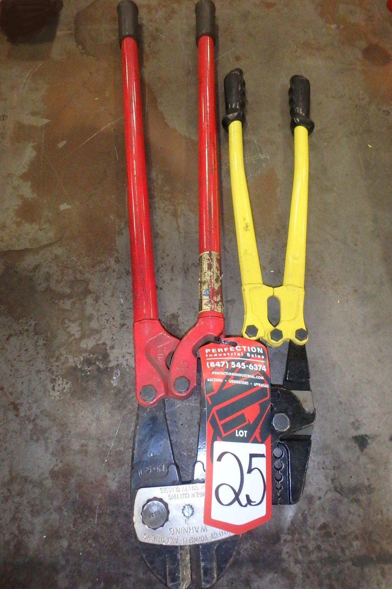 Lot Comprising (1) Wire Cutter; (1) Pipe Cutter