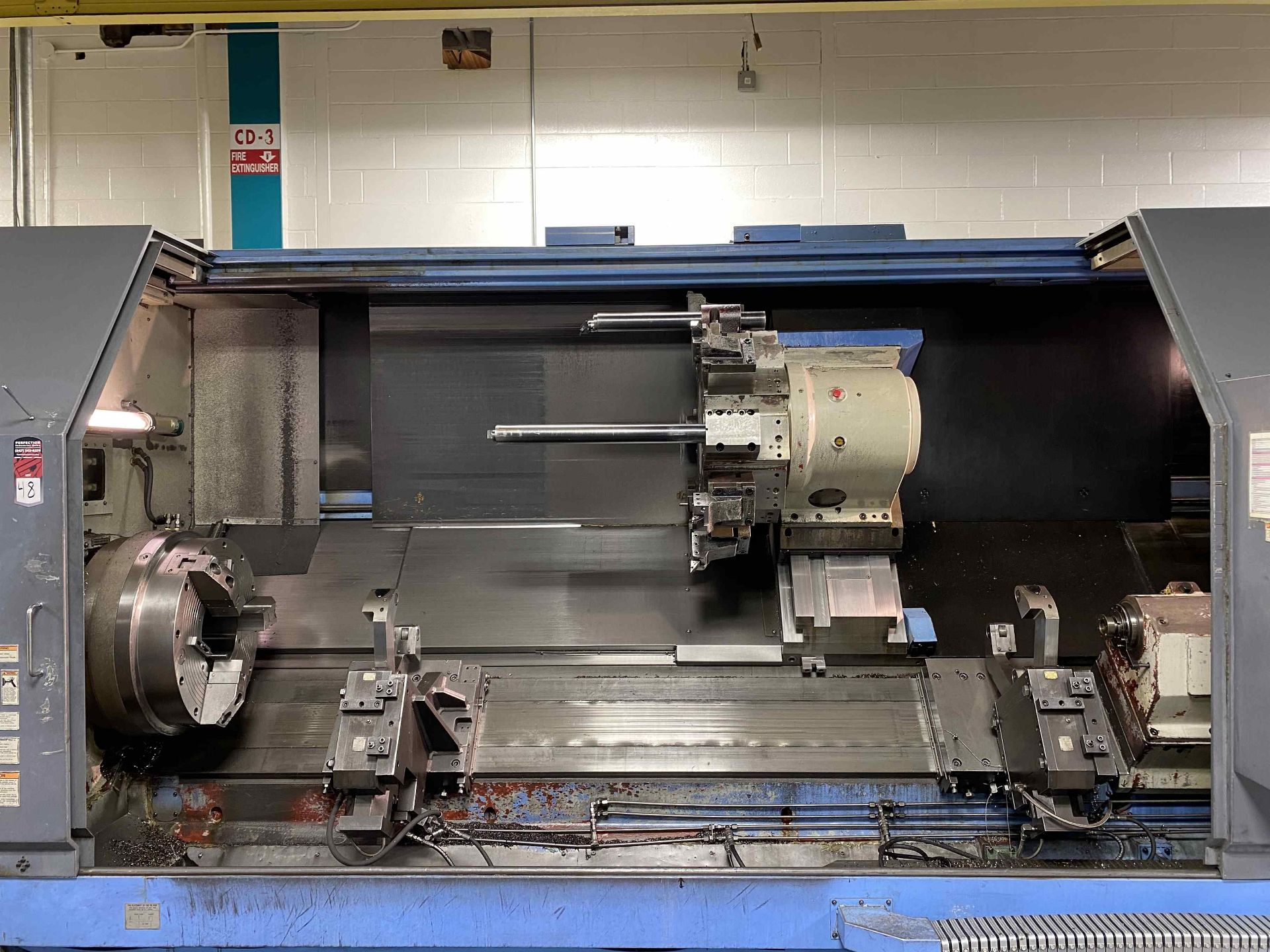 MAZAK ST50N Turning Center, s/n 132344, w/ MAZATROL T PLUS Control (NO TOOLING INCLUDED) - Image 4 of 11