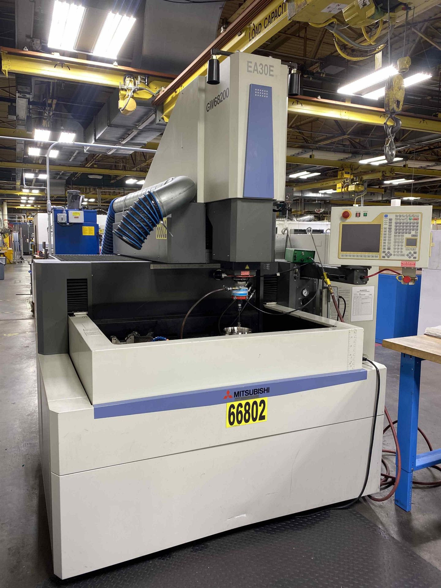 2007 MITSUBISHI EA30E EDM, s/n 56ME3075, w/ EDM ROTOBORE RBH-1C Spindle, DONALDSON TORIT MM-500 (NO