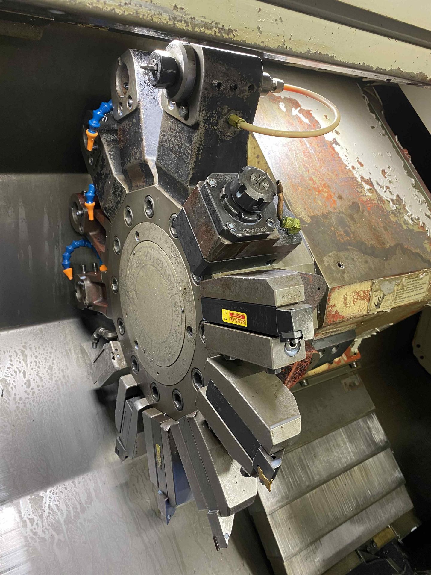 MAZAK SQT18M Turning Center, s/n 101507, w/ MAZATROL T32-3 Control (NO TOOLING INCLUDED) - Image 4 of 8