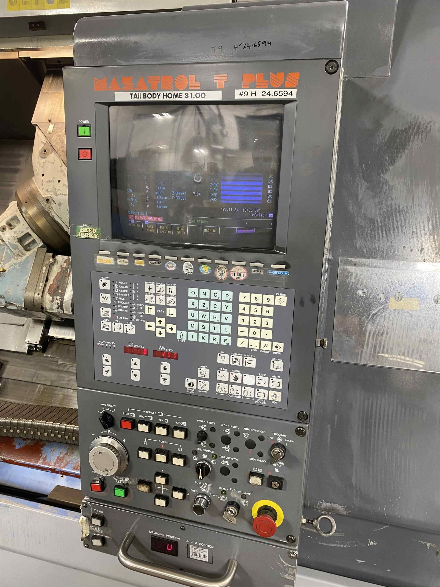 MAZAK INTEGREX 30Y Turning/Milling Center, s/n 125811, w/ MAZTROL T PLUS Control (NO TOOLING INCLUDE - Image 9 of 11
