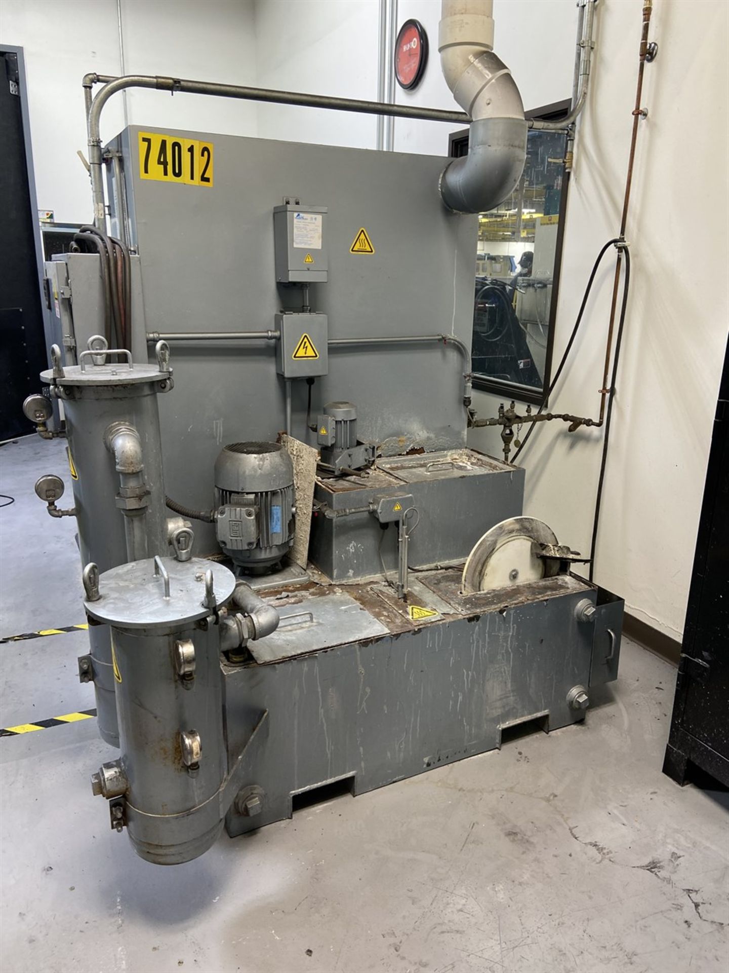 2008 BETTER ENGINEERING F4000P-ZX Parts Washer, s/n 20867; 40" Diameter Table, (2) Trays, Heat, Time - Image 7 of 7