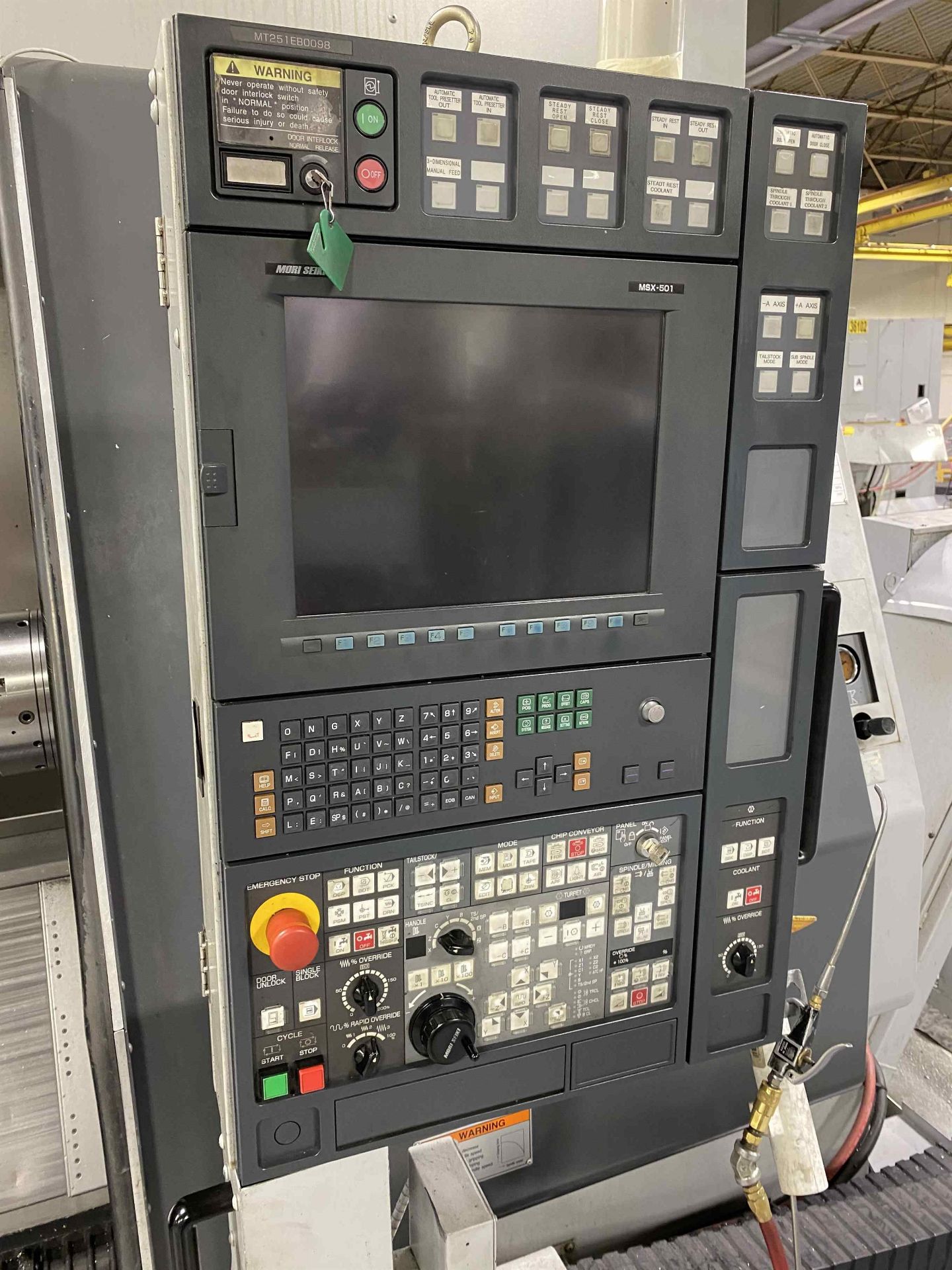 2005 MORI SEIKI MT2500S/1500 Turning/Milling Center, s/n MT251EB0098, w/ MSX-501 Control (NO TOOLING - Image 7 of 10