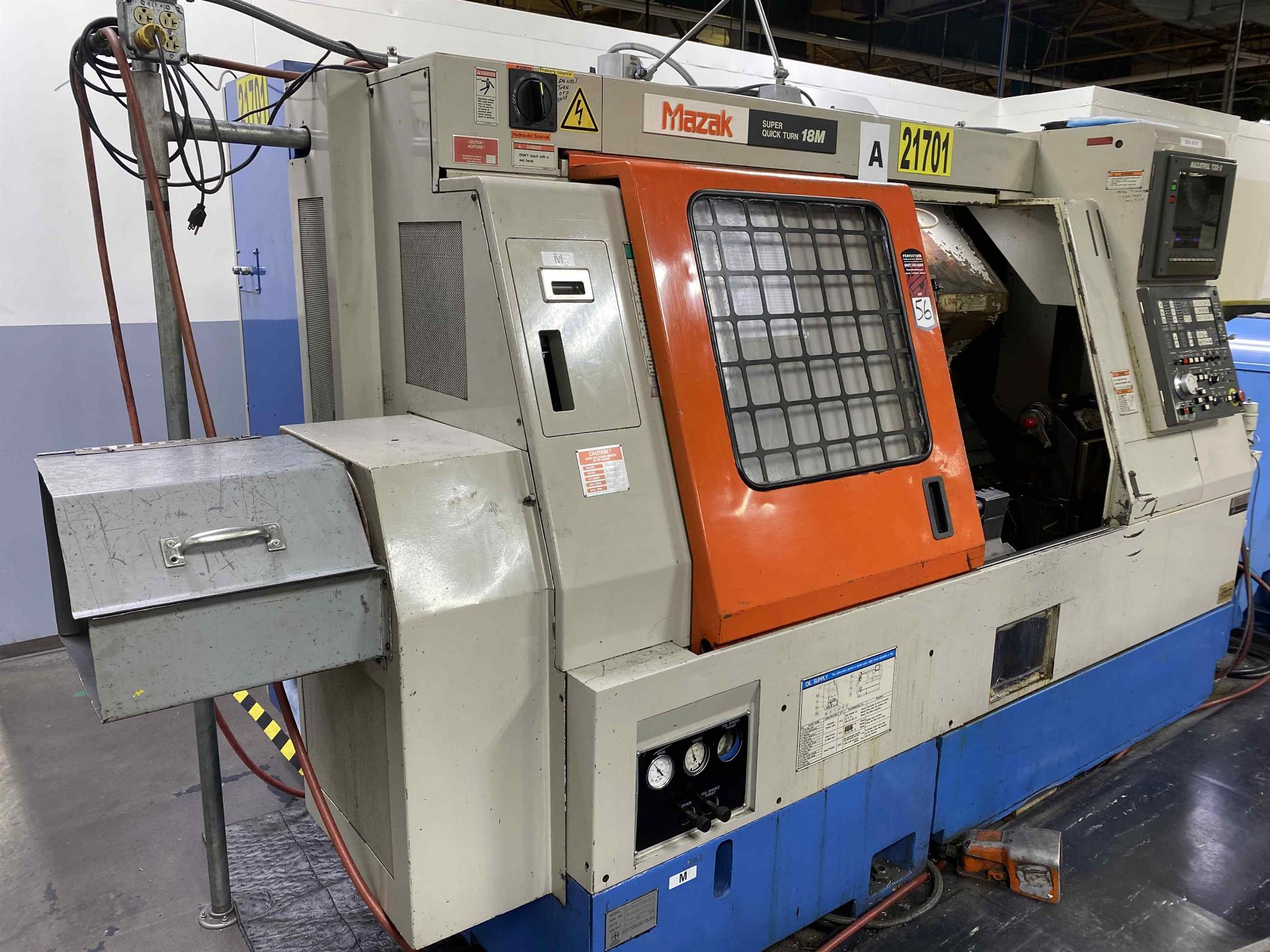 MAZAK SQT18M Turning Center, s/n 101507, w/ MAZATROL T32-3 Control (NO TOOLING INCLUDED) - Image 6 of 8