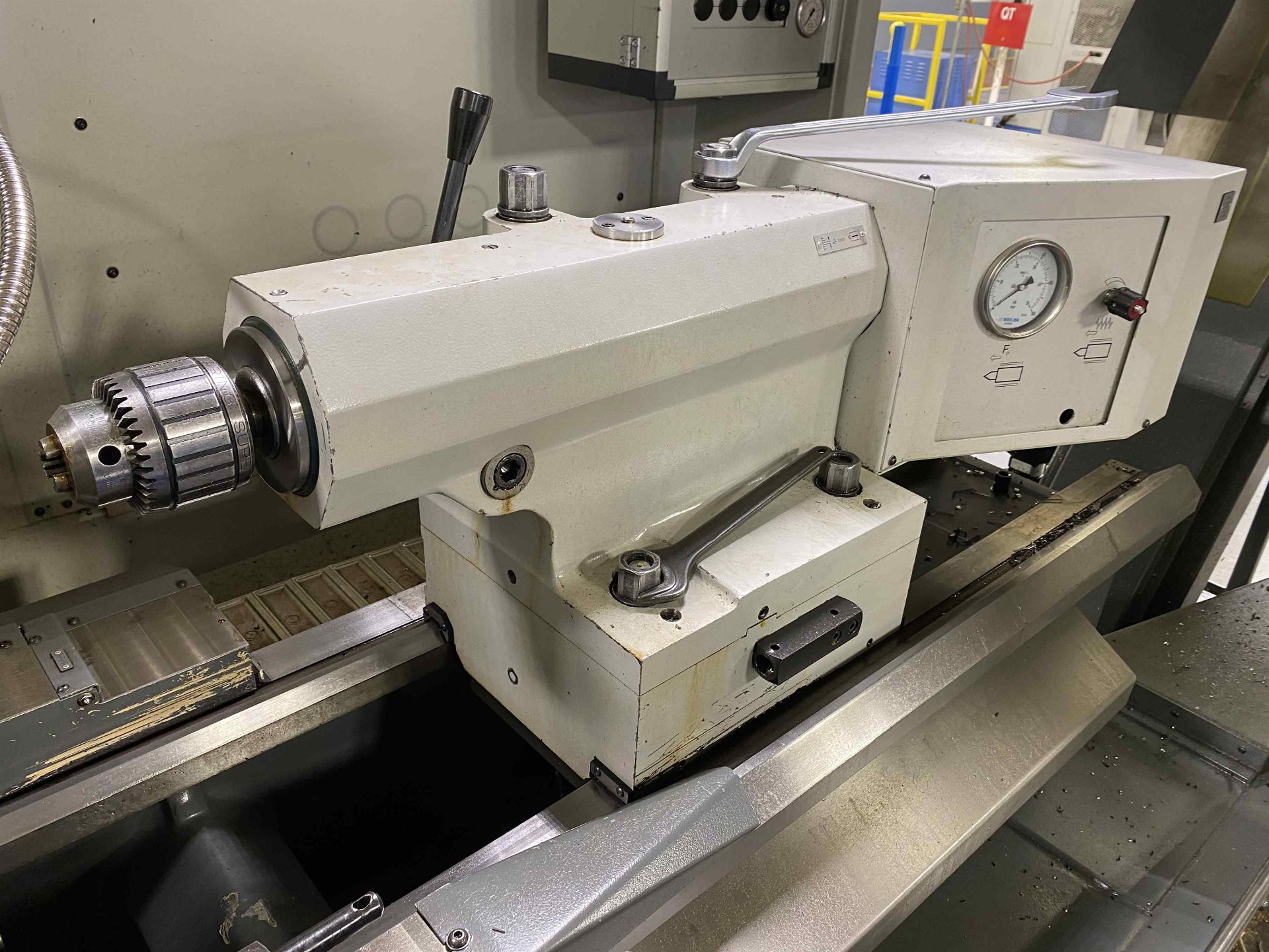 2015 WEILER E70 Cycle-Controlled Lathe, s/n KG01, w/ WEILER Control, (2) 21" 4-Jaw Chucks, 80" Cente - Image 6 of 9