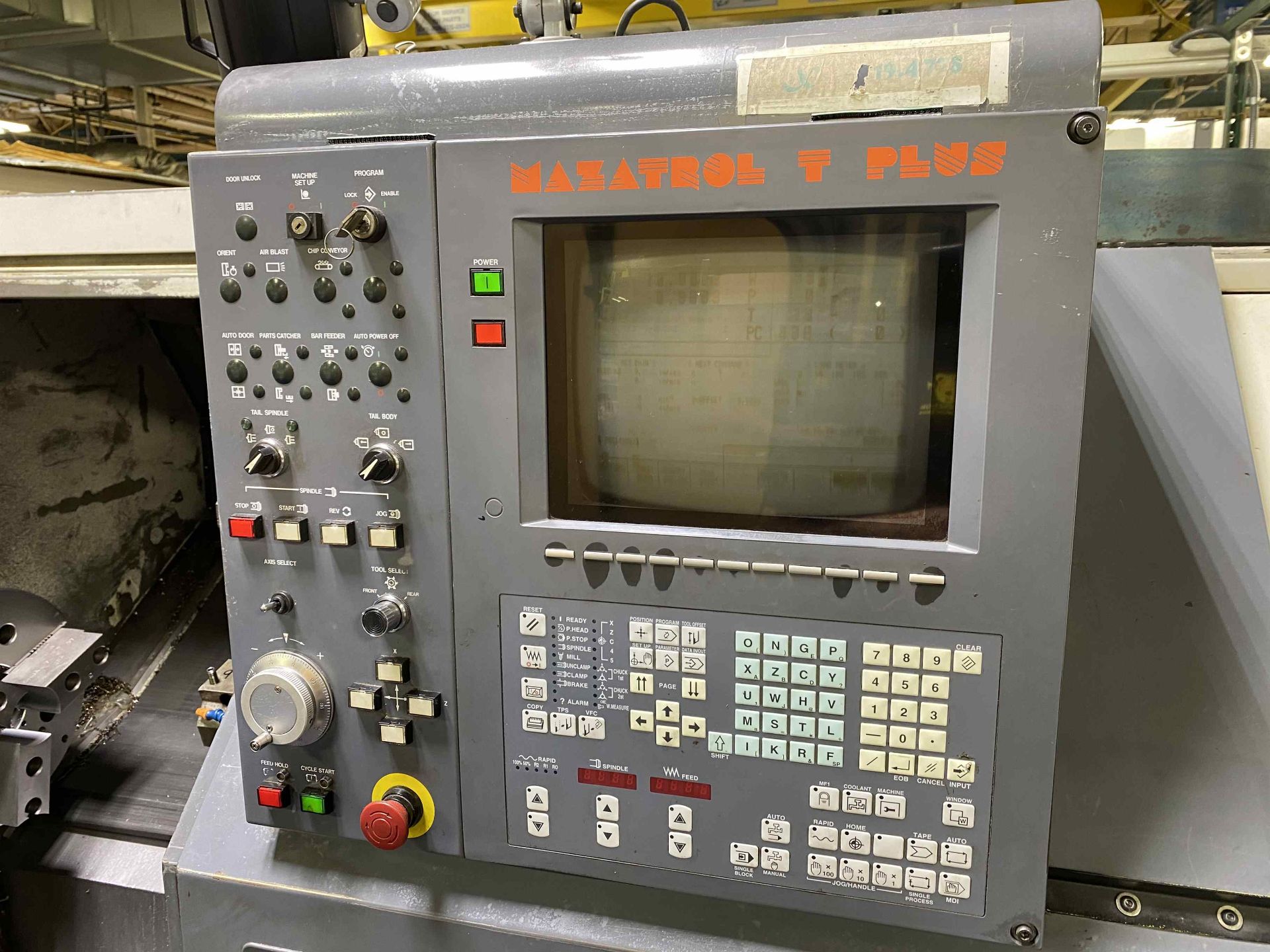 MAZAK QTN40 Turning Center, s/n 148125856, w/ MAZATROL T PLUS Control - Image 7 of 8