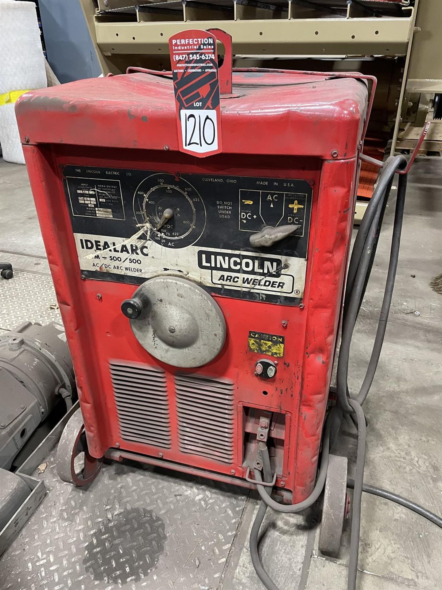 Lincoln Ideal Arc Tm-500 AC/DC Arc Welder