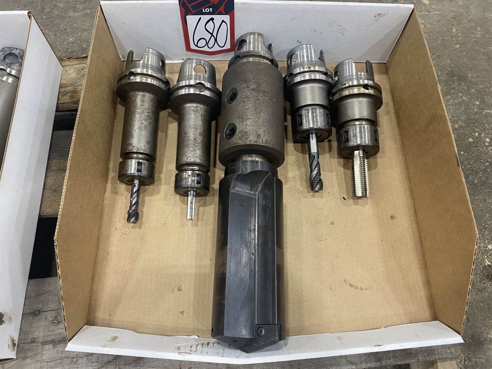 Lot of (5) HSK 100 Tool Holders