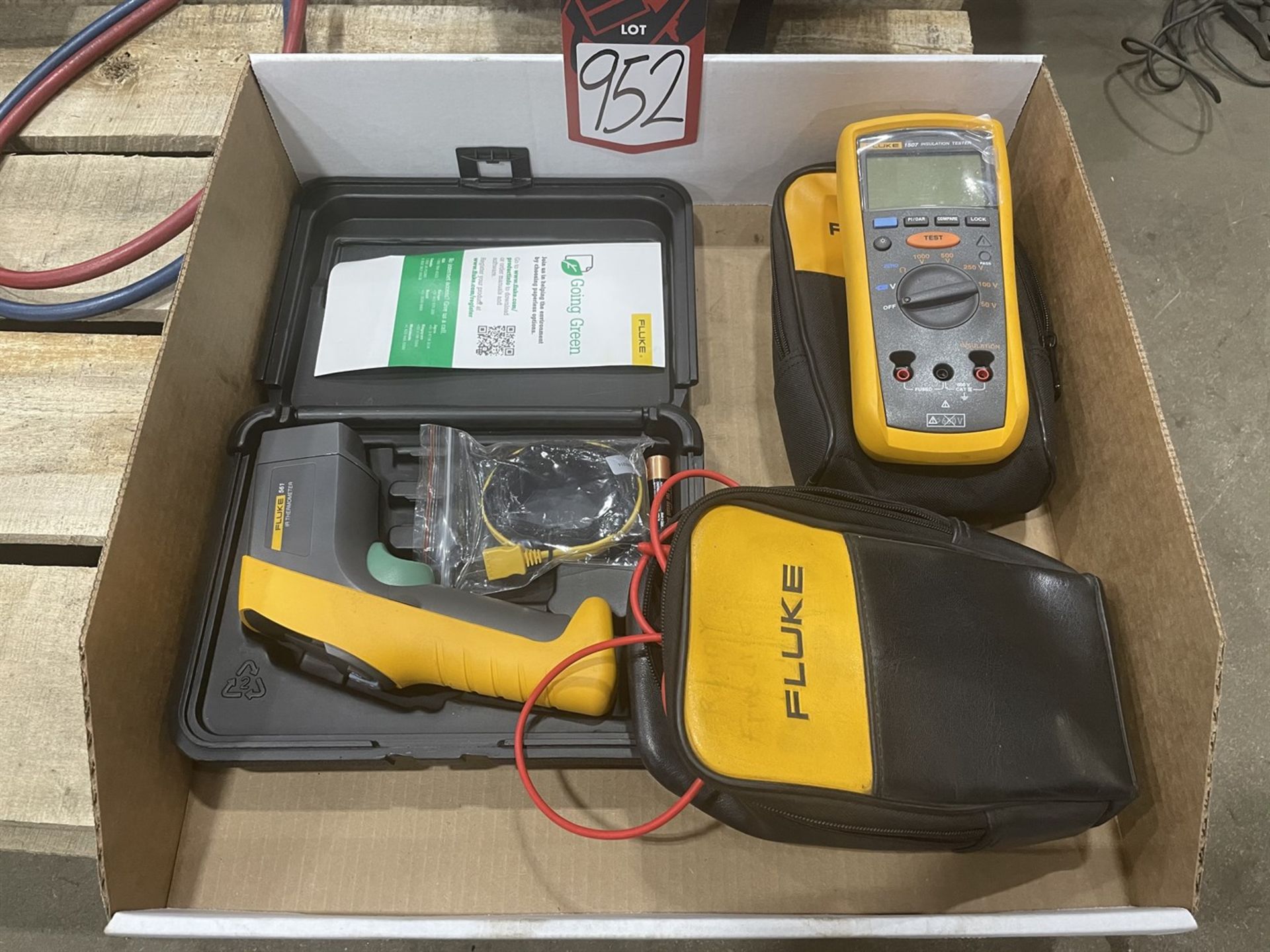 Fluke 561 Infrared Thermometer and Fluke 1507 Insulation Tester