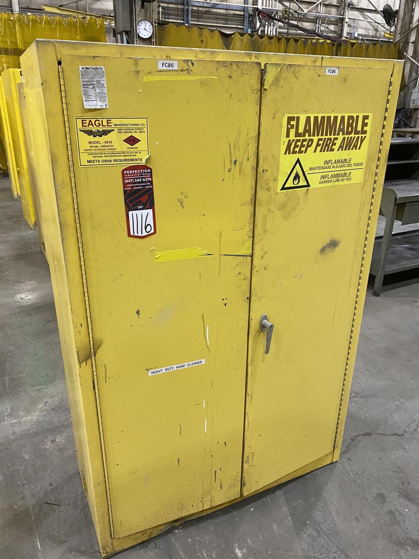 Eagle 4510 45 Gallon Capacity Flammable Cabinet