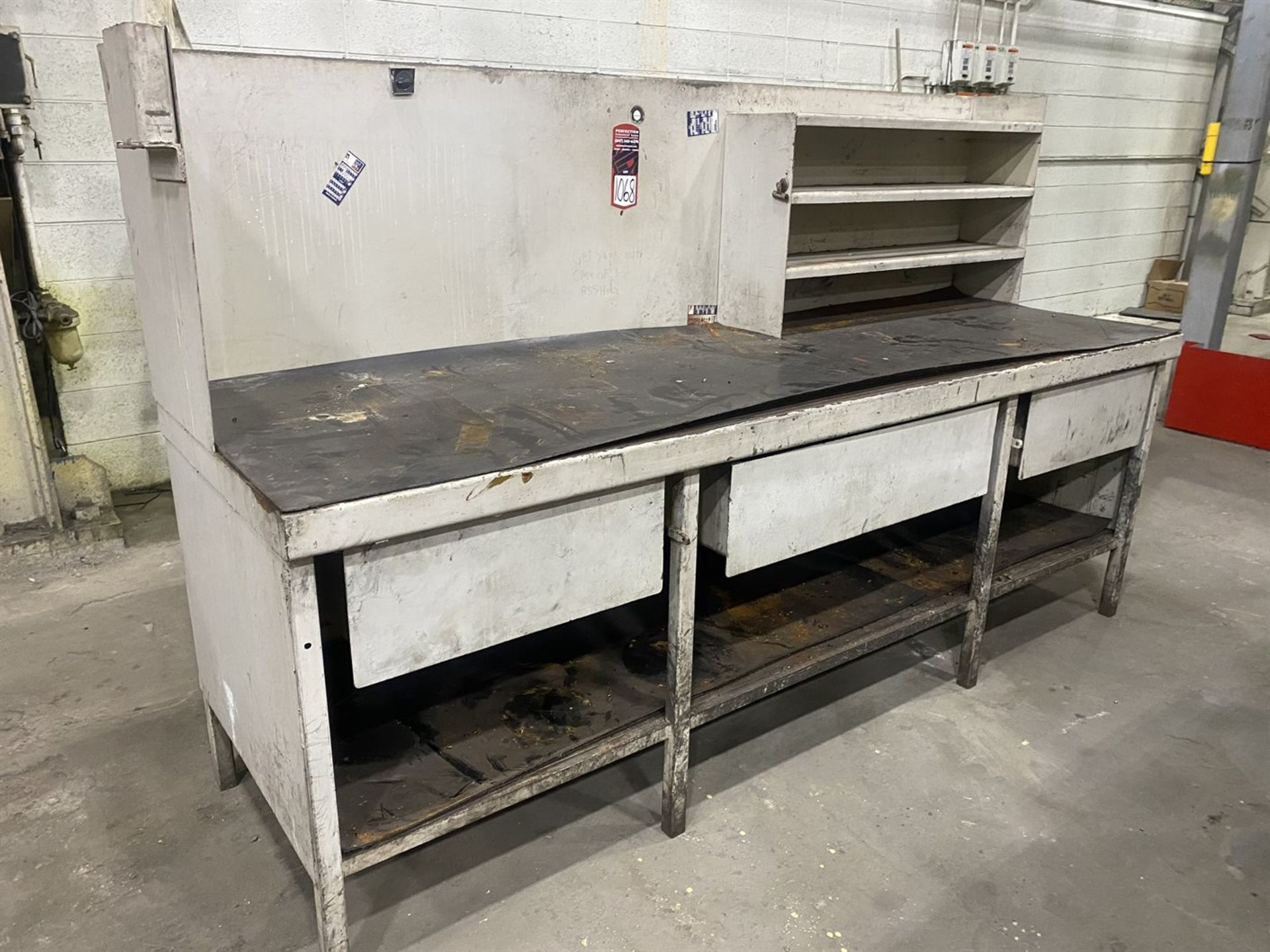 30" x 96" Heavy Duty Steel Work Bench