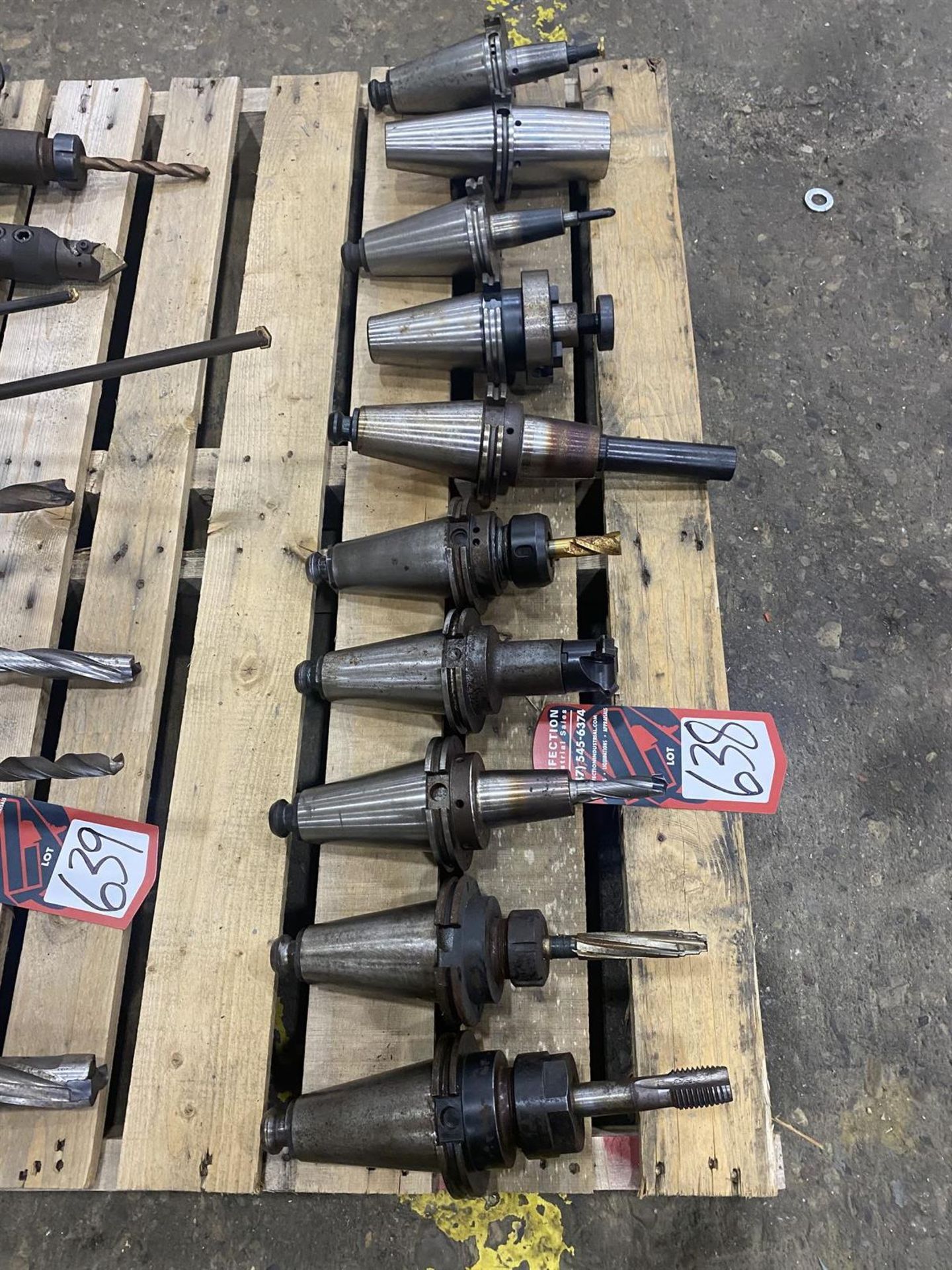 Lot of (10) Cat 50 Tool Holders - Image 2 of 2