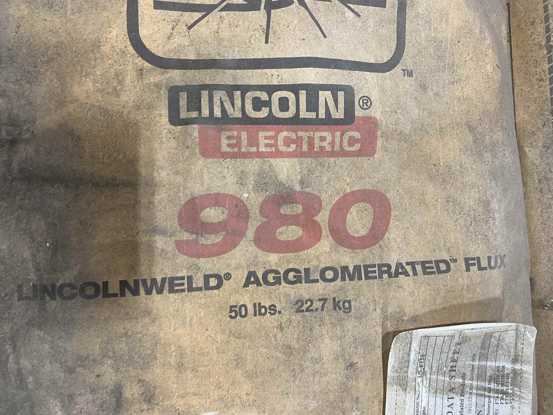 Lot of LINCOLN 980 Lincolnweld Agglomerated Flux - Bild 2 aus 2