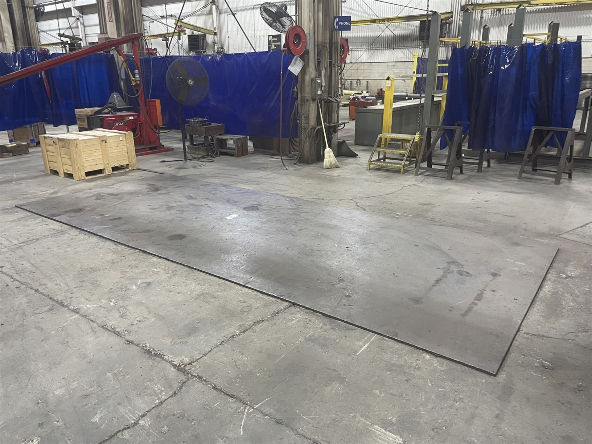 (1) 96" x 240" x 3/4" Steel Plate