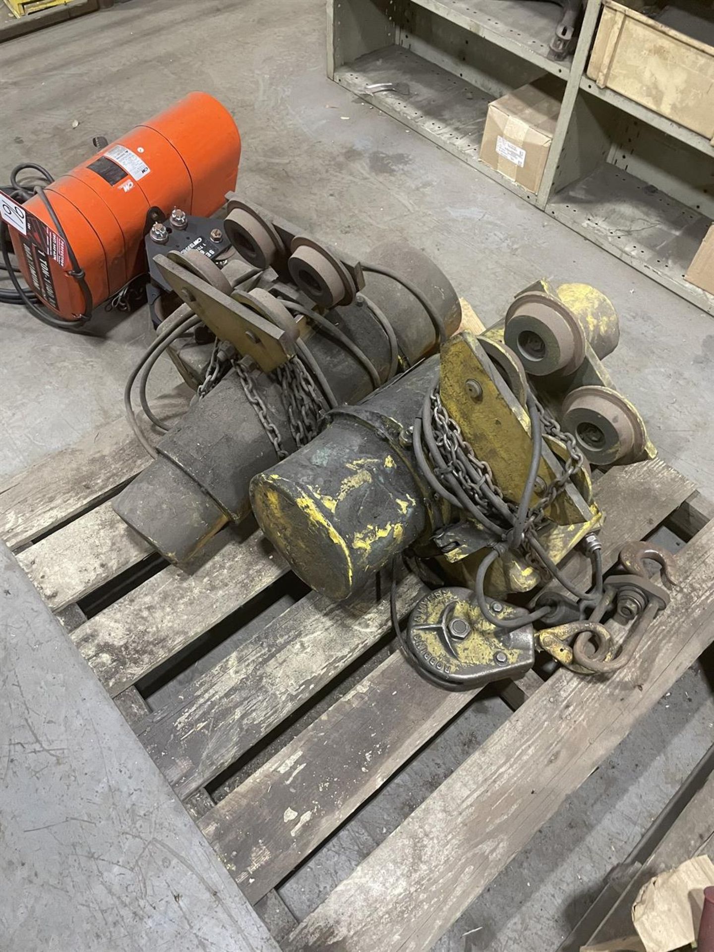 Pallet of Assorted Electric Chain Hoists - Image 2 of 2