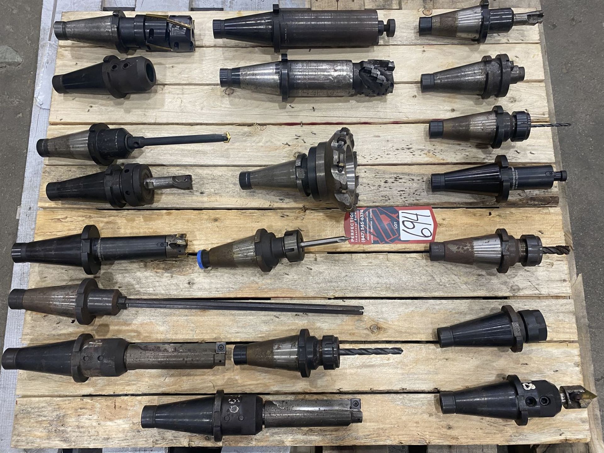 Pallet of Assorted NMTB-50 Tool Holders