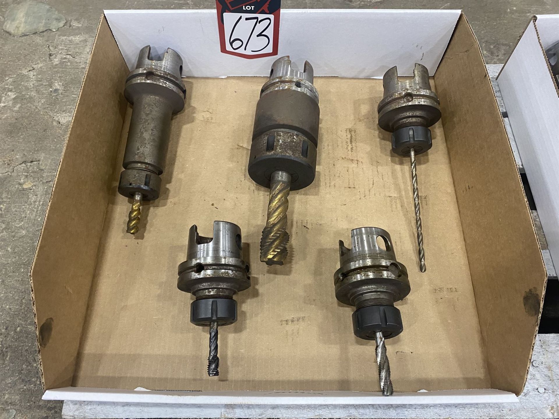 Lot of (5) HSK 100 Tool Holders