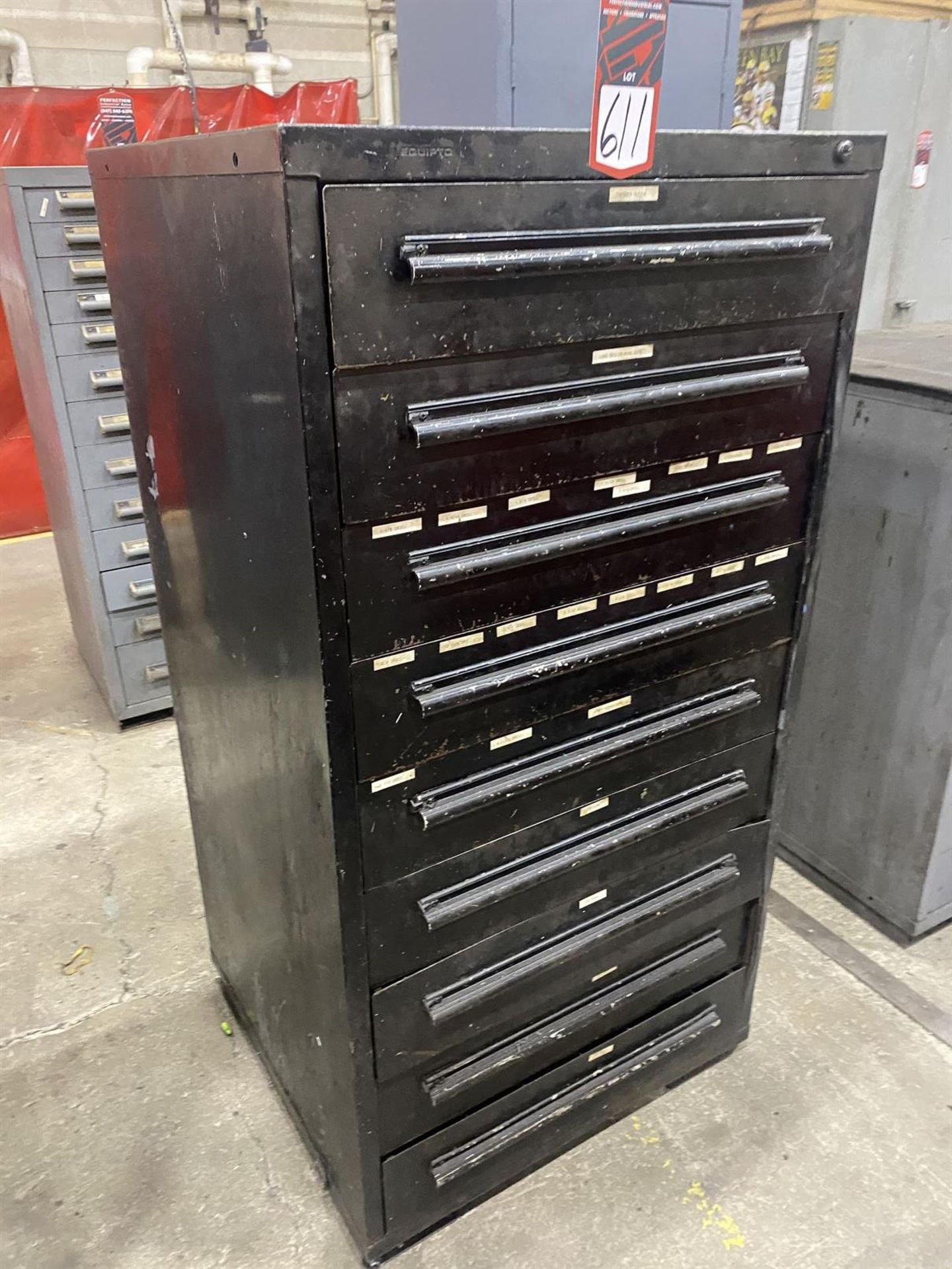 Equipto 9-Drawer Ball Bearing Tool Cabinet