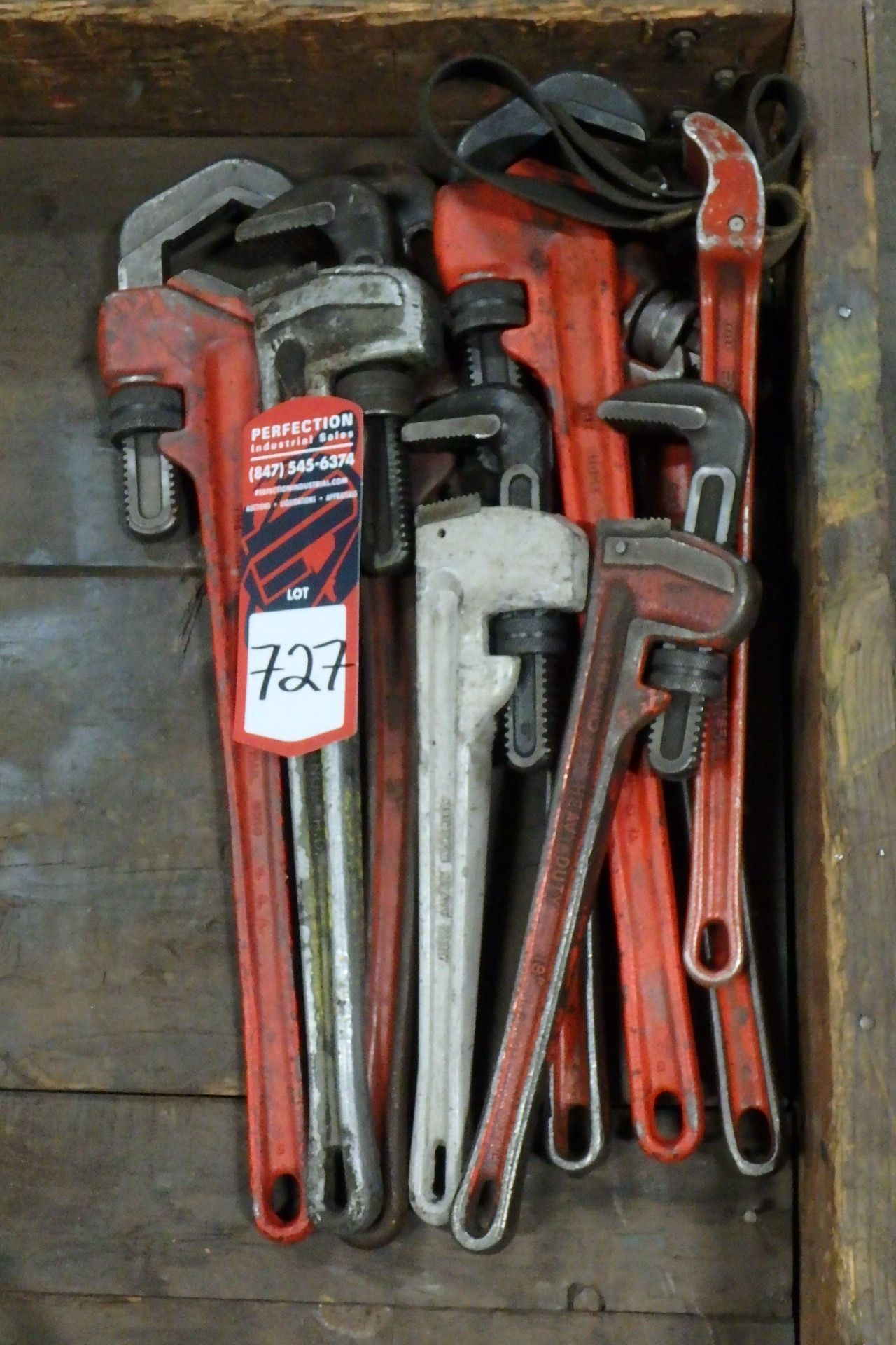 (9) Assorted Monkey Wrenches