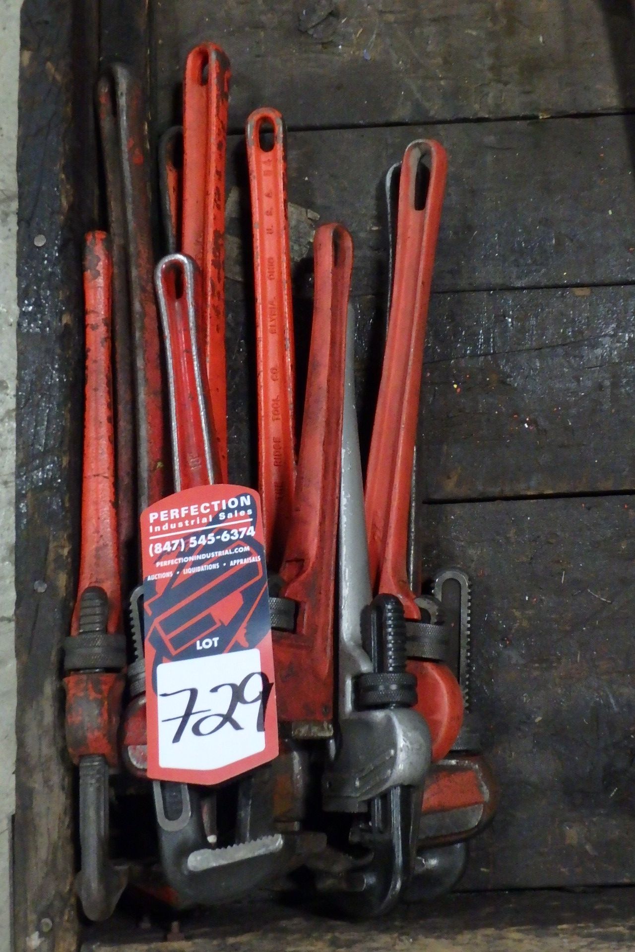 (10) Assorted Monkey Wrenches