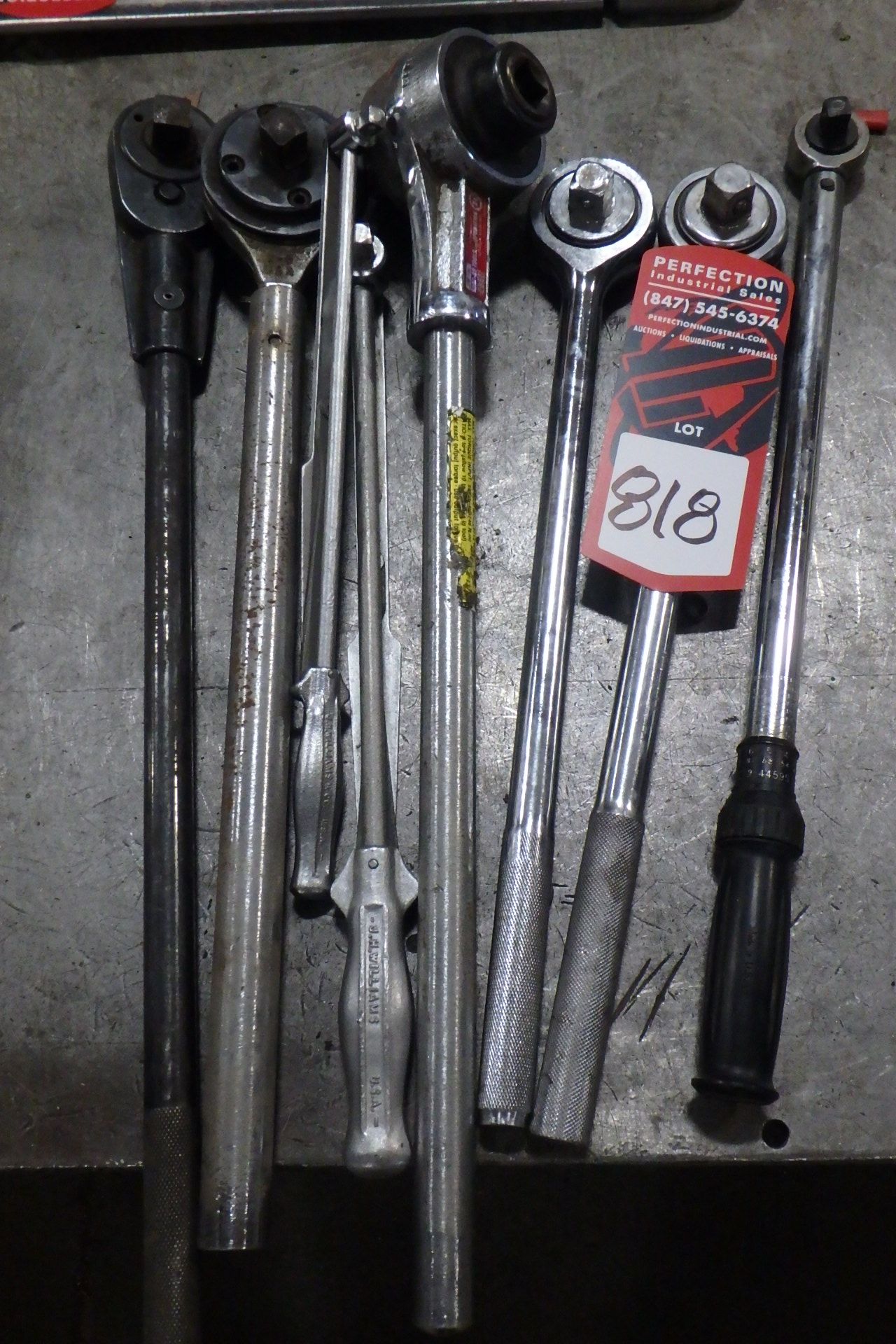 Lot Comprising (8) Assorted Ratchets