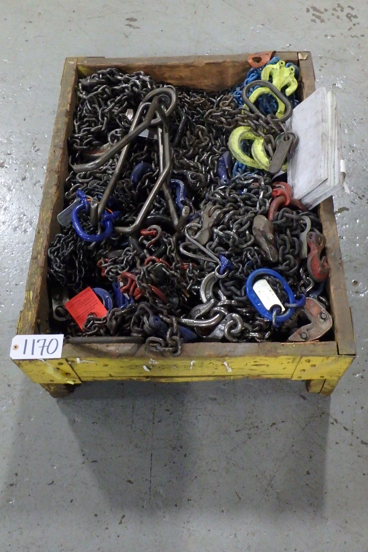 Pallet of Assorted Lifting Chains