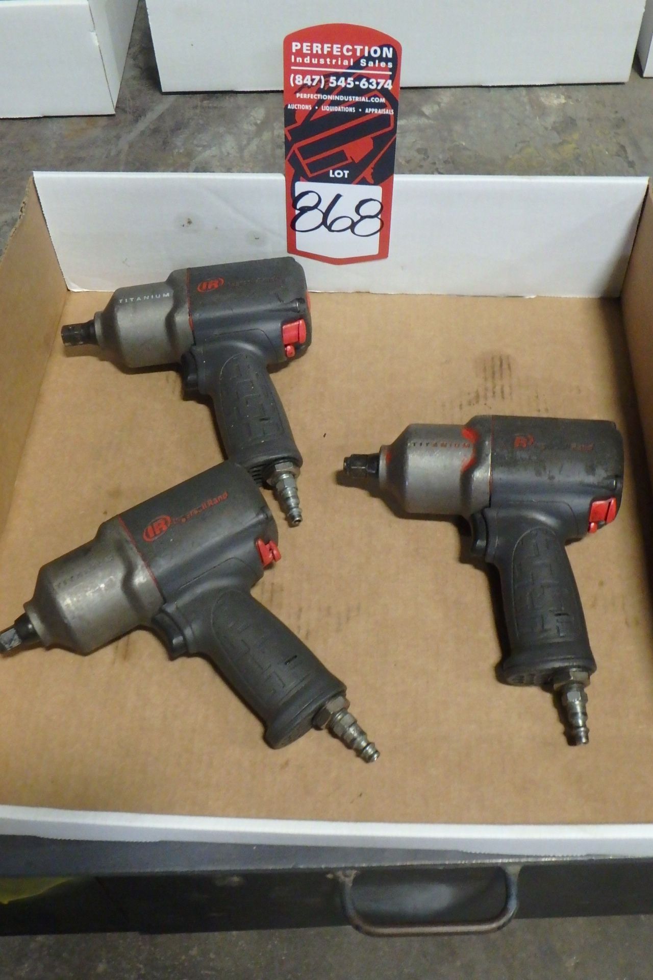 Lot Comprising (3) Pneumatic Impact Tools