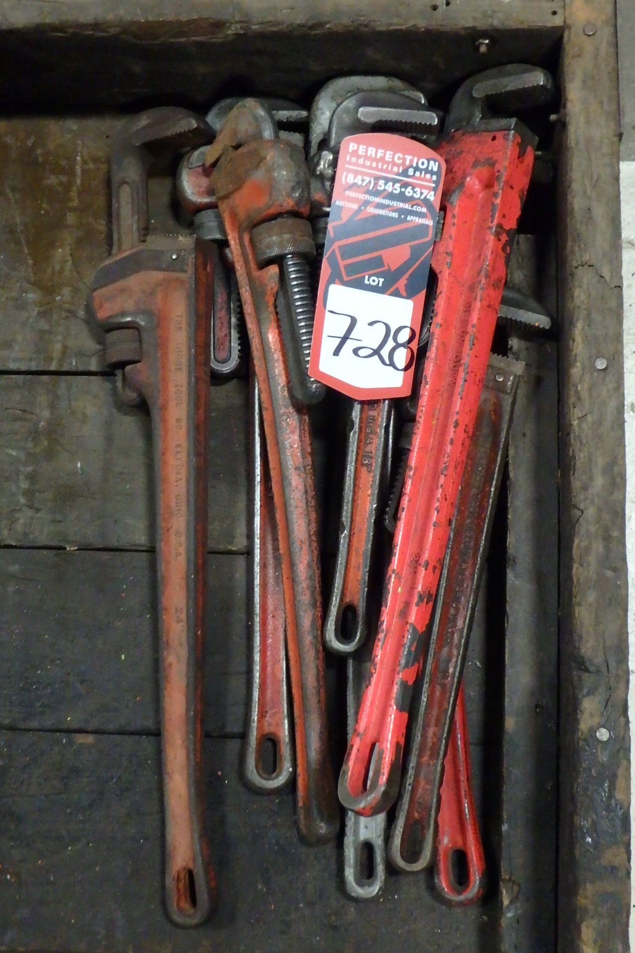 (8) Assorted Monkey Wrenches