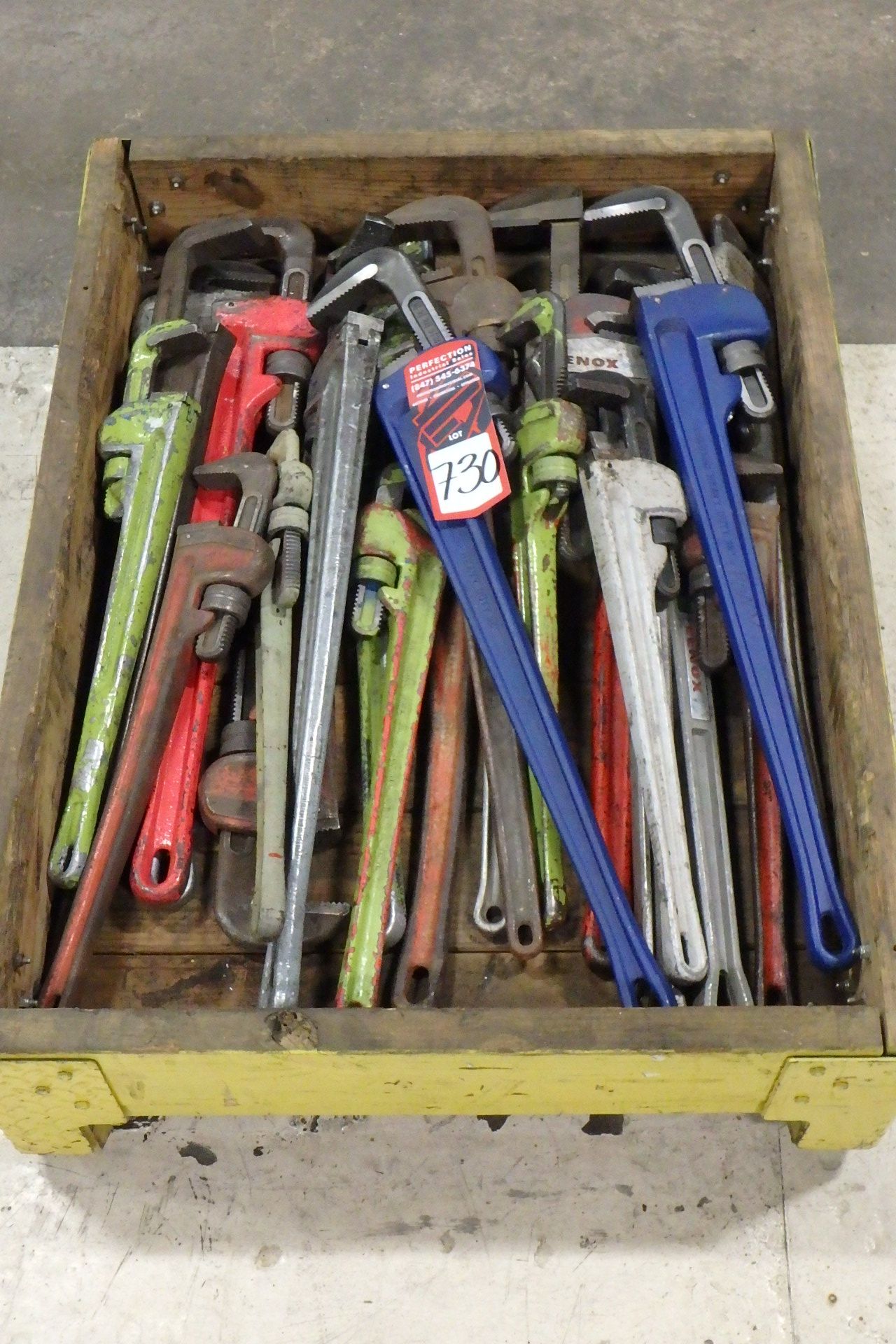 (22) Assorted Large Pipe Wrenches