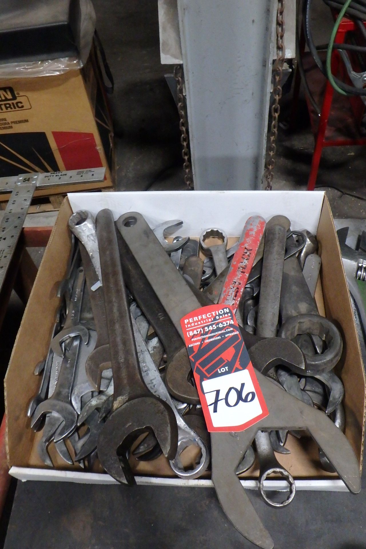 Box of Assorted Wrenches