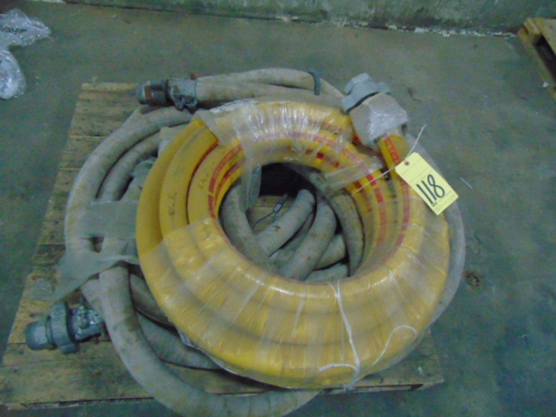 LOT OF PUMP HOSES, assorted (on one skid)