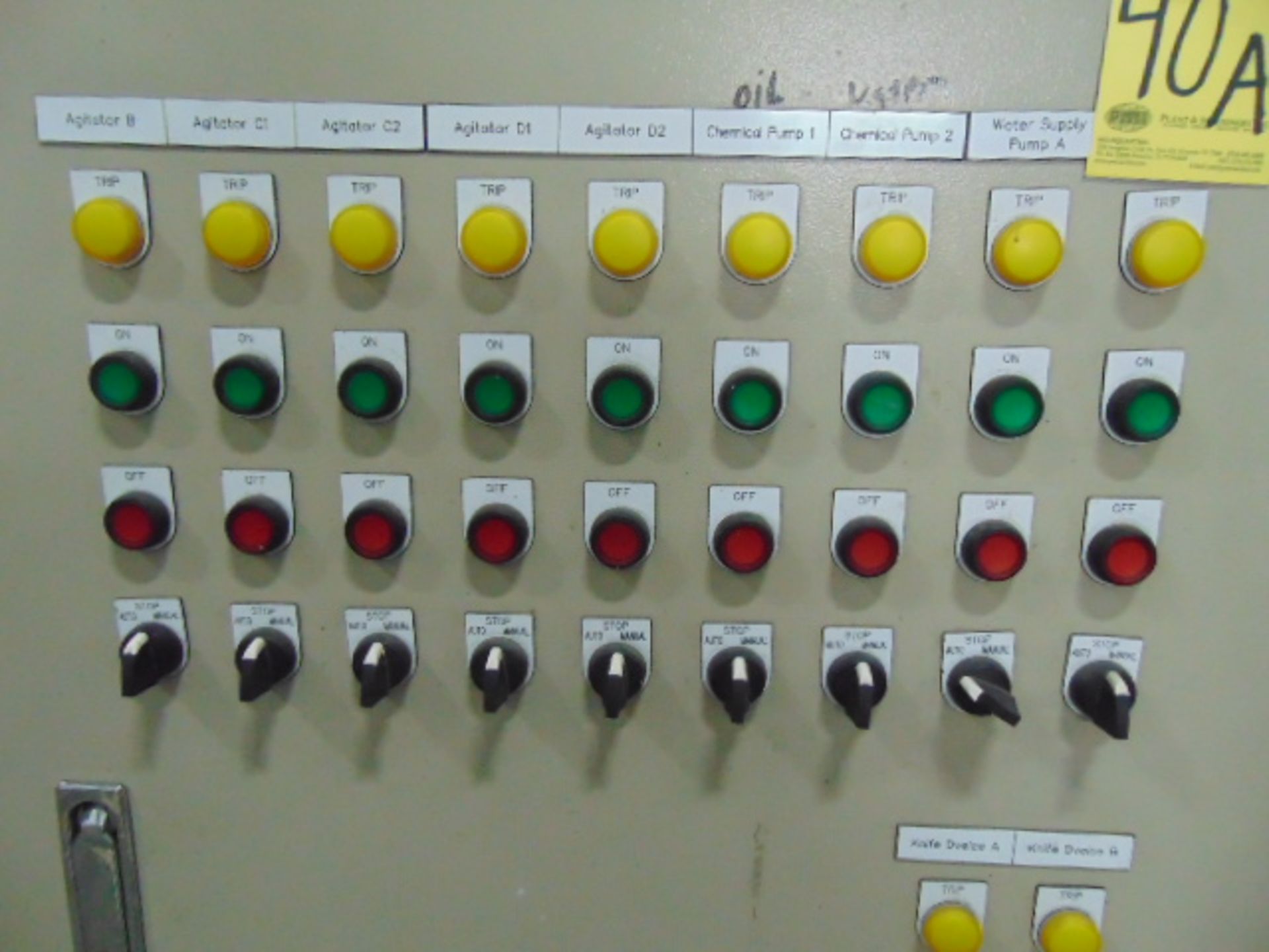 PULP SYSTEM CONTROL PANEL - Image 3 of 10