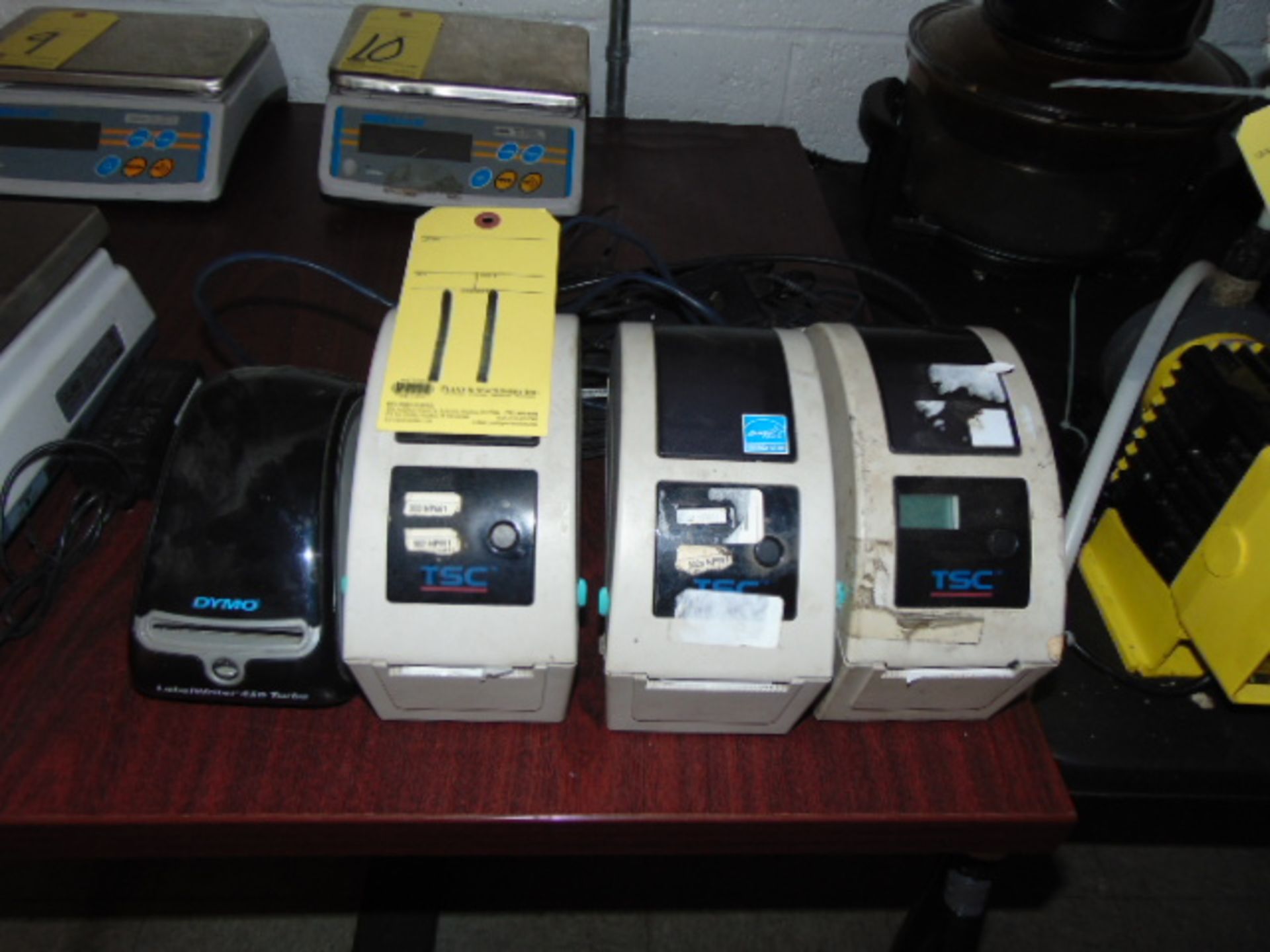 LOT OF LABEL PRINTERS (4), assorted