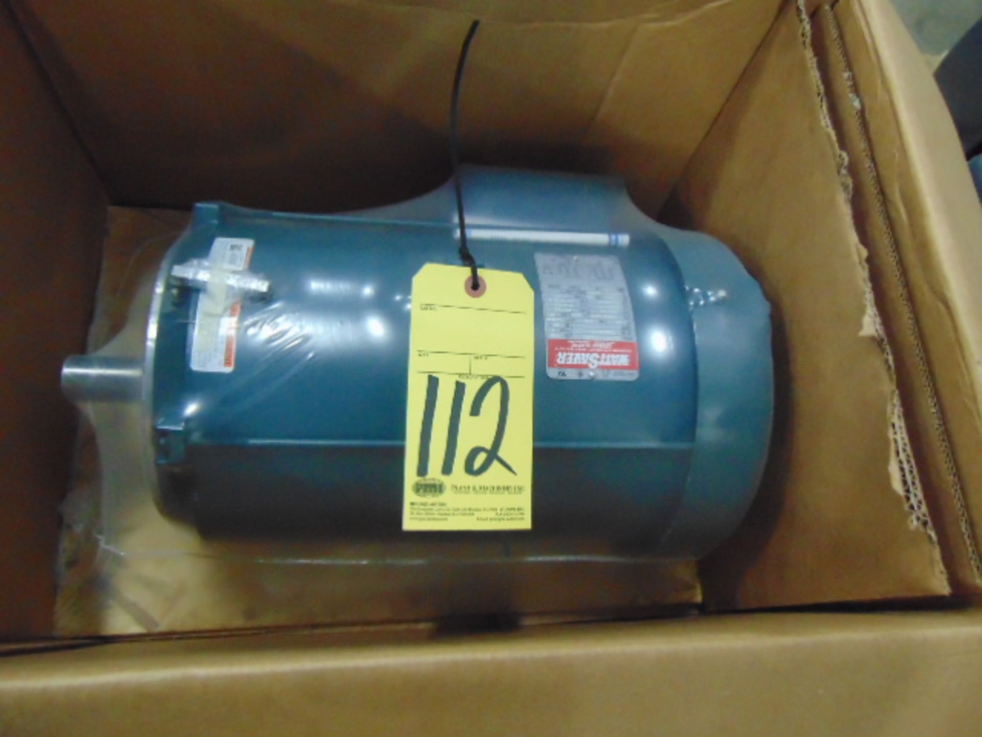 ELECTRIC MOTOR, LESSON, 10 HP., 230/190 V., 3-phase